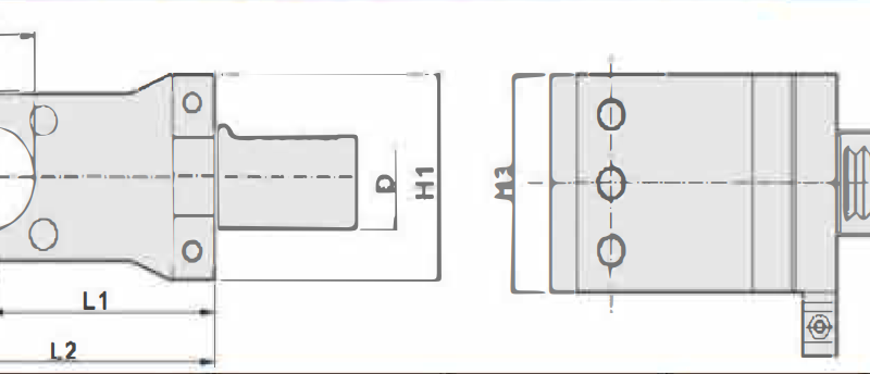VDI T1 DIN 69880 AXIAL STATIC HOLDERS — VDI轴向夹具T1
