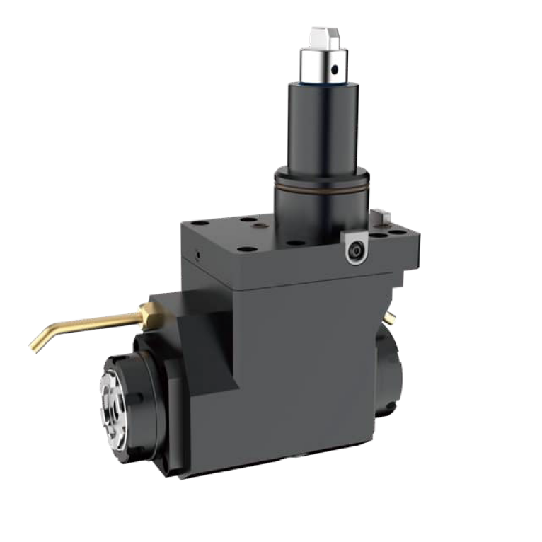BMT 90° Driven Tool Holder (Double-action Rear-retracting) — BMT系列90度动力刀座(双出后缩型)