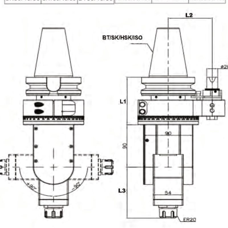Universal Angle Head for CNC Milling | NBD