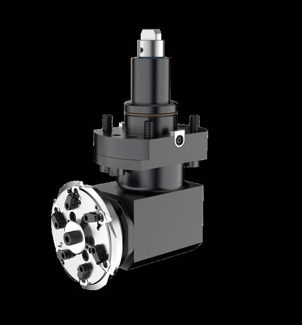 BMT 90° Driven Tool Holder (Double-action Rear-retracting) — BMT系列90度动力刀座(双出后缩型)