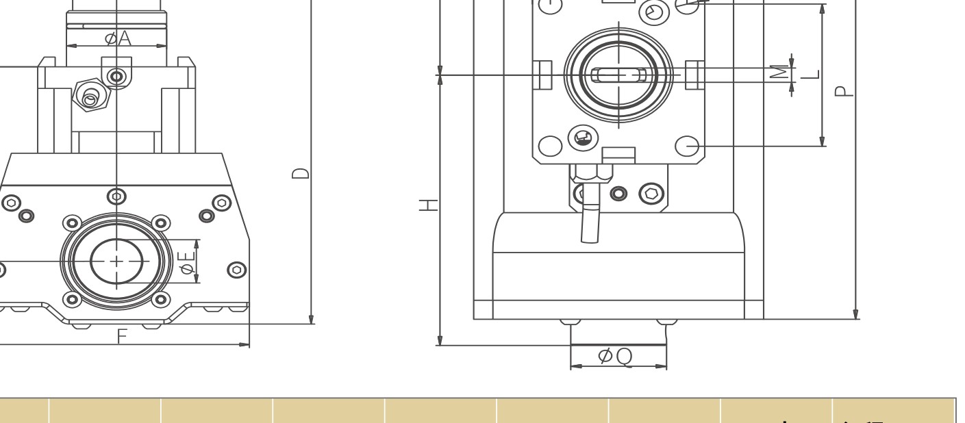 BMT Slot Driven Tool Holder (L35) — BMT系列插槽动力刀座(L35) dimension drawing