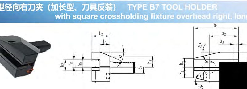 VDI Axial Tool Holder B3 — VDI轴向刀夹B3