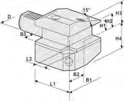 VDI Driven Tool Holder CB1 — VDI动力刀座CB1