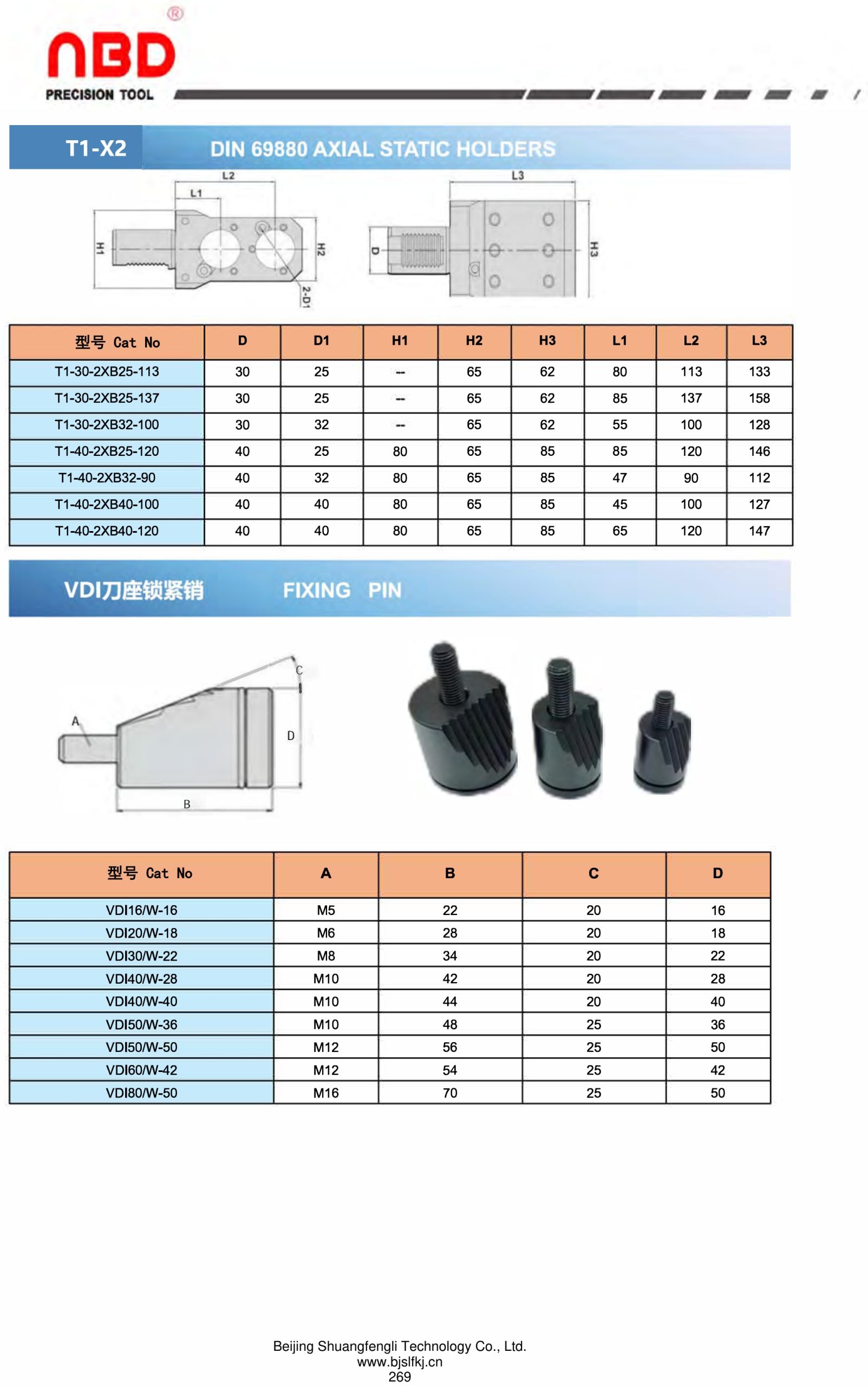 VDI Turret Tool Holder T1 — VDI刀塔刀座T1 - Image 2