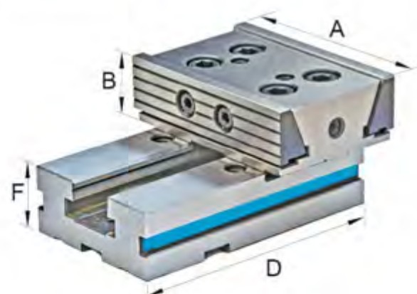 ART.104 Double Fixed Jaw Section — ART.104双向定钳组件